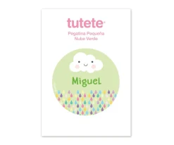Tutete Pegatina Pequeña Nube Verde^ Cajas De Almuerzo