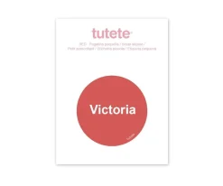 Tutete Pegatina Pequeña Rojo para Botella