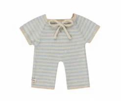 Niños WE ARE GOMMU Pelele Largo para Muñecos Gommu Rayas Azul-Crema