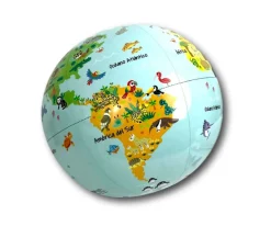 Caly Globo Pelota de Playa Globo Terráqueo Inflable Baby Animals^ Juguetes De Playa