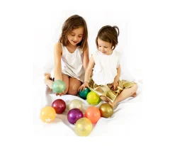 Niños Ratatam Pelota Glitter Azul 10 cm