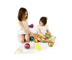 Niños Ratatam Pelota Glitter Verde 10 cm