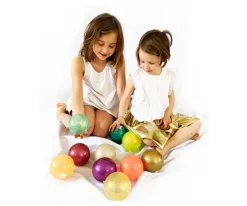 Niños Ratatam Pelota Glitter Verde 10 cm