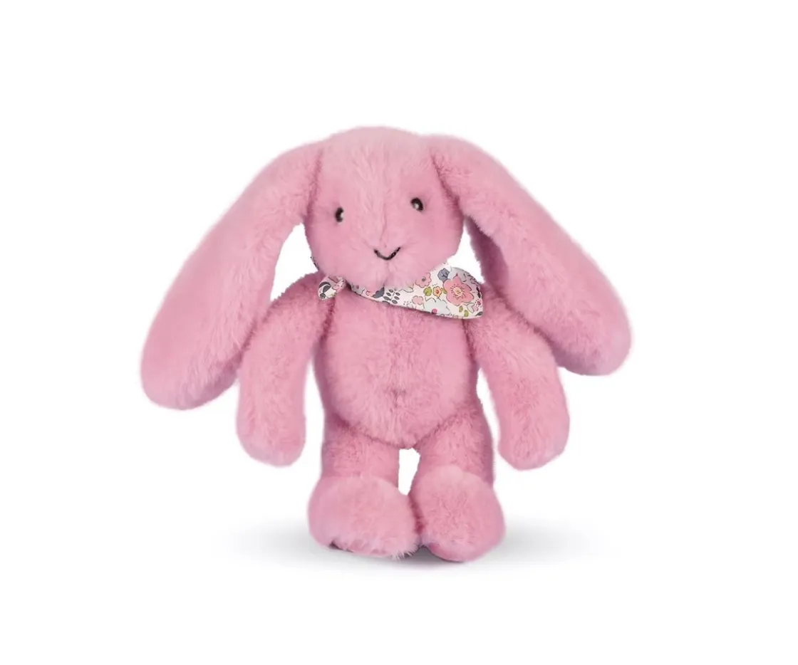 Doudou et Compagnie Peluche Conejito Rosa Fleurette 25 cm Personalizable^Niños Juguetes Para Recién Nacidos