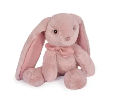 Niños Doudou et Compagnie Peluche Conejo Preppy Chic Rosa 30 cm Personalizable