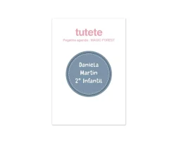 Tutete Pequeña Agenda Guardería Personalizable Magical Forest