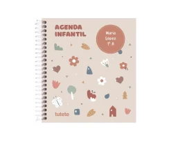 Tutete Pequeña Agenda Guardería Personalizable Geometric Nature
