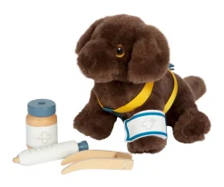 Niños small foot Perro con Bolsa de Transporte y Set de Cuidados