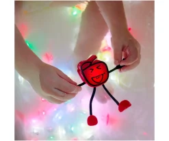 Niños Glo Pals Personaje + 2 Cubos Iluminados Sammy Rojo