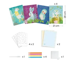 Niños Djeco Pintura con Agua y Papel Secante