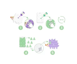 Niños Djeco Pintura Mágica con los Dedos Formas Pequeñas