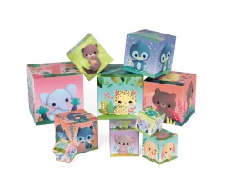 Niños Janod Pirámide Cuadrada Apilable Lindos Animales