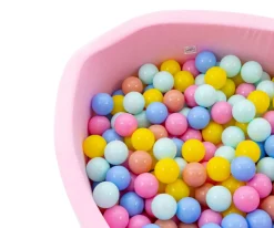 MiniBe Piscina Bolas para Bebé Velvet Rosa^Niños Juguetes Más Recomendados