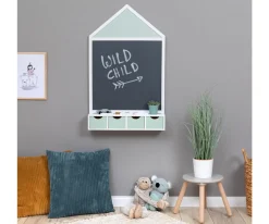 Niños Musterkind Pizarra de Tiza Juncus Blanco/Menta