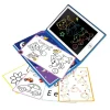Niños World Brands Pizarra LCD Libro de Dibujo con 20 Plantillas de Dibujo