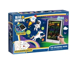 Niños World Brands Pizarra LCD Libro de Dibujo con 20 Plantillas de Dibujo