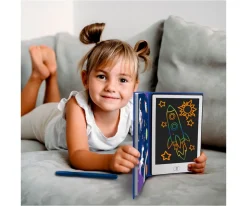 Niños World Brands Pizarra LCD Libro de Dibujo con 20 Plantillas de Dibujo