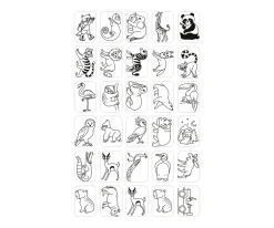 Niños Kidywolf Plantillas KidyDraw Mini Érase Una Vez y Animales