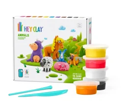 Niños Hey Clay Plastilina Interactiva Animals(15 botes)