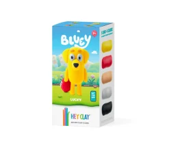 Hey Clay Plastilina Interactiva Bluey Lucky (5 colores)^Niños Manualidades Para Niños