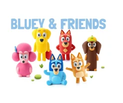 Hey Clay Plastilina Interactiva Bluey and Friends (15botes)^Niños Manualidades Para Niños
