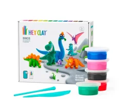 Hey Clay Plastilina Interactiva Dinosaurios (15 botes)^Niños Manualidades Para Niños