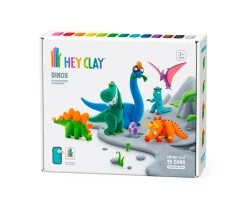 Hey Clay Plastilina Interactiva Dinosaurios (15 botes)^Niños Manualidades Para Niños