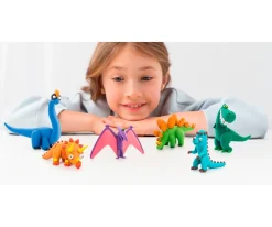 Hey Clay Plastilina Interactiva Dinosaurios (15 botes)^Niños Manualidades Para Niños