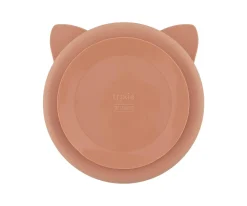 Trixie Plato 3 Compartimentos Silicona con Ventosa Mr. Cat^ Vajilla Infantil