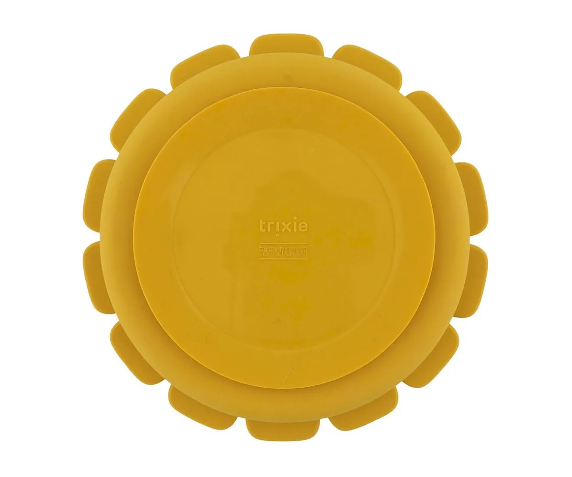 Trixie Plato 3 Compartimentos Silicona con Ventosa Mr. Lion^ Vajilla Infantil
