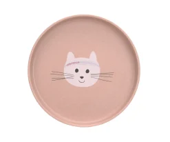 Lassig Plato Antideslizante Eco Tiny Team Cat^ Vajilla Infantil