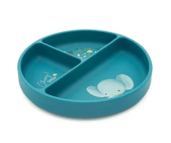Sassi Plato de Silicona con Compartimentos Elefante^ Baby Led Weaning