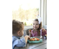 Melii Plato de Silicona con Ventosa Shark