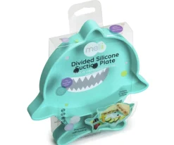 Melii Plato de Silicona con Ventosa Shark