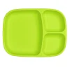 Re-Play Plato Grande Compartimentos Replay Lime Green^ Vajilla Infantil