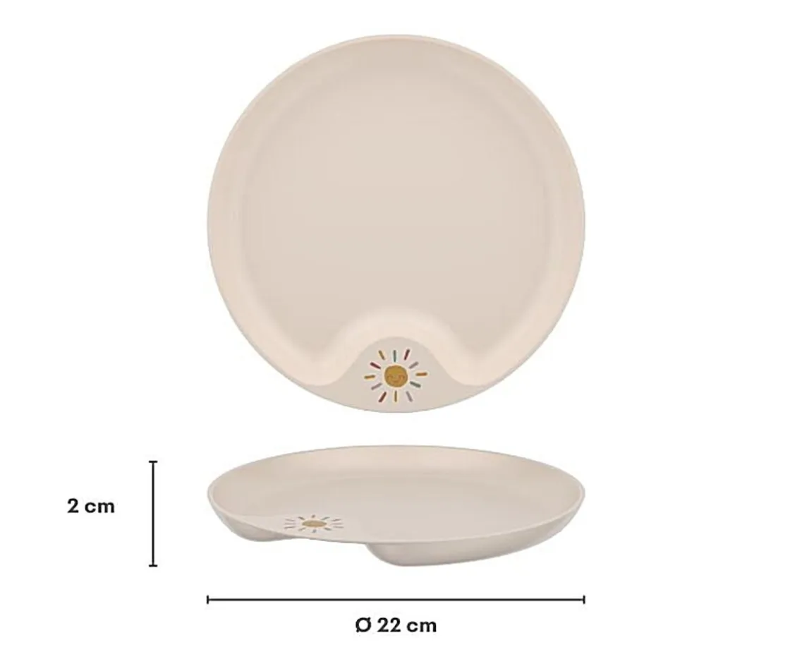 Mepal Plato Infantil Antideslizante Mio Fairy Garden^ Vajilla Infantil