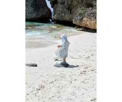 Niños Lassig Poncho de Baño Crocodile Sky Blue