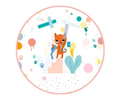 Djeco Poncho de Lluvia Gato^ Ropa Infantil