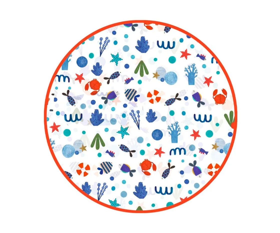 Djeco Poncho de Lluvia Océano^ Ropa Infantil