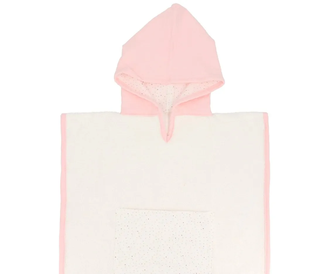 Cristina de Jos'h Poncho Rainbow Dots Rosa Personalizable^ Ponchos Toalla