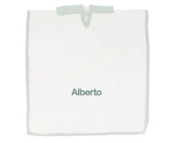 Cristina de Jos'h Poncho Rainbow Dots Verde Personalizable^ Ponchos Toalla