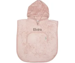 Timboo Poncho Misty Rose Personalizable