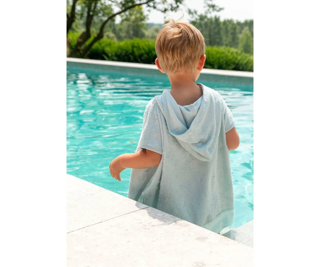 Timboo Poncho Riviera Blue Personalizable