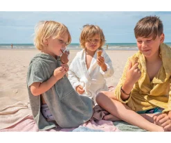 Niños Timboo Poncho Whisper Green