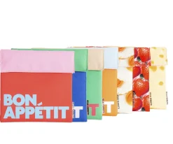 Helio Ferretti Porta Alimentos Snack Azul Antimanchas Bon Appétit^ Fundas Para Almuerzo