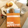 Helio Ferretti Porta Alimentos Snack Naranja Antimanchas Bon Appétit^ Fundas Para Almuerzo