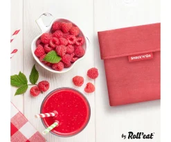 Roll´eat Porta Alimentos Snack n'Go Eco Rojo^ Bolsas Merienda