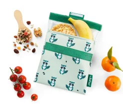 Roll´eat Porta Alimentos Snack n'Go Animals Mapache^ Bolsas Merienda