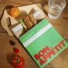 Helio Ferretti Porta Alimentos Snack Verde Antimanchas Bon Appétit^ Fundas Para Almuerzo