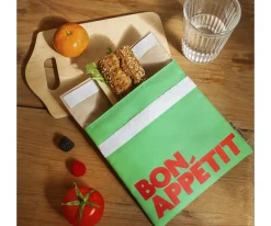 Helio Ferretti Porta Alimentos Snack Verde Antimanchas Bon Appétit^ Fundas Para Almuerzo